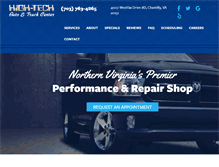Tablet Screenshot of hightechautoandtruck.com